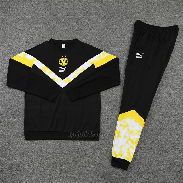 Chandal de Sudadera del Borussia Dortmund 2022 Negro